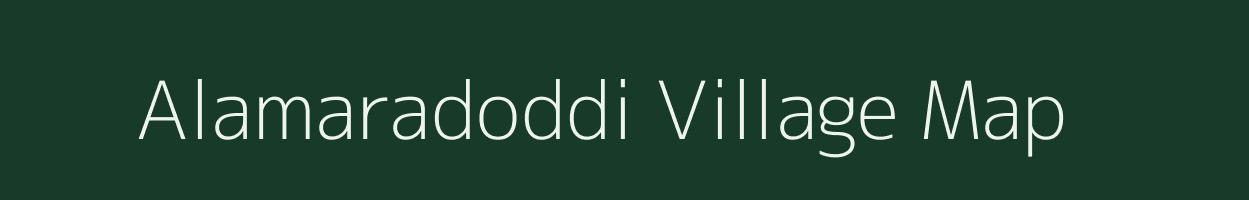 Alamaradoddi village map in Karnataka