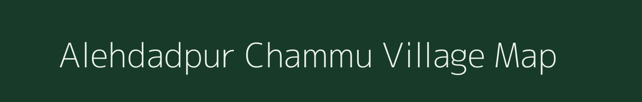 Alehdadpur Chammu village map in Uttar Pradesh