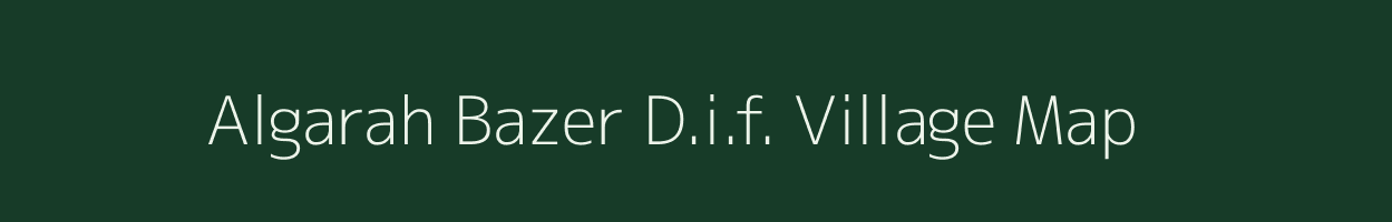 Algarah Bazer D.i.f. village map in West Bengal