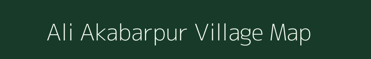 Ali Akabarpur village map in Uttar Pradesh