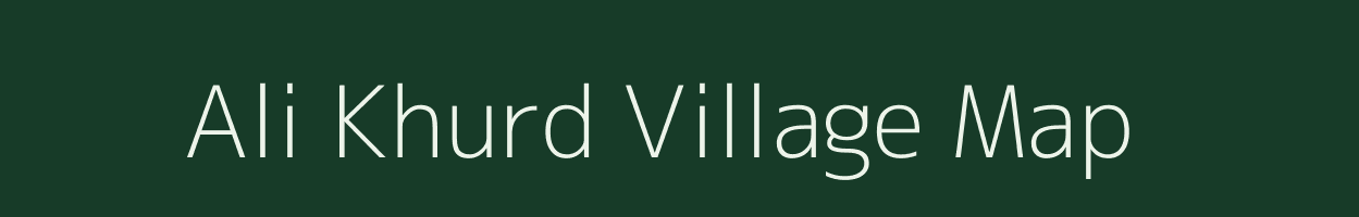 Ali Khurd village map in Madhya Pradesh