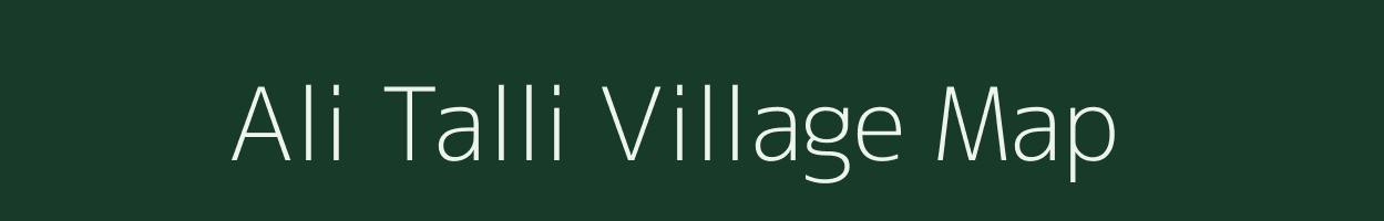 Ali Talli village map in Uttarakhand