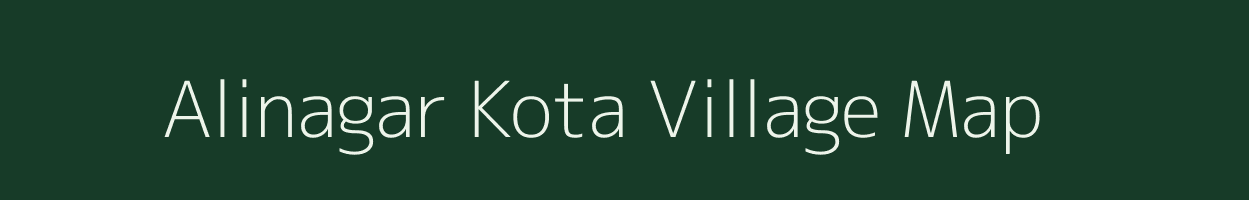 Alinagar Kota village map in Uttar Pradesh