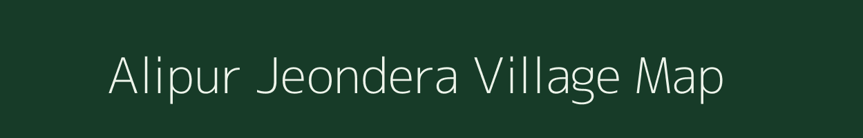 Alipur Jeondera village map in Uttar Pradesh