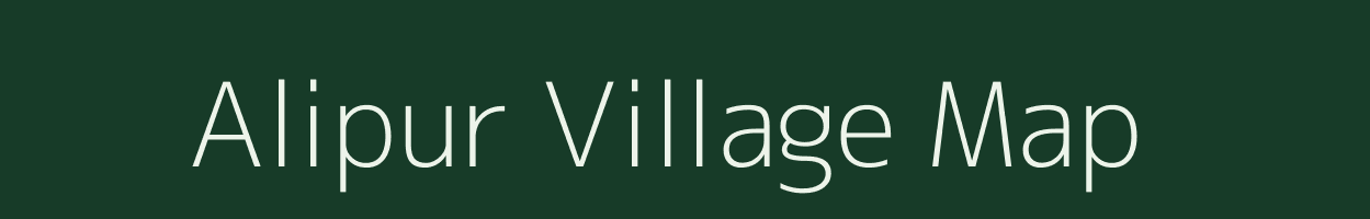 Alipur village map in West Bengal