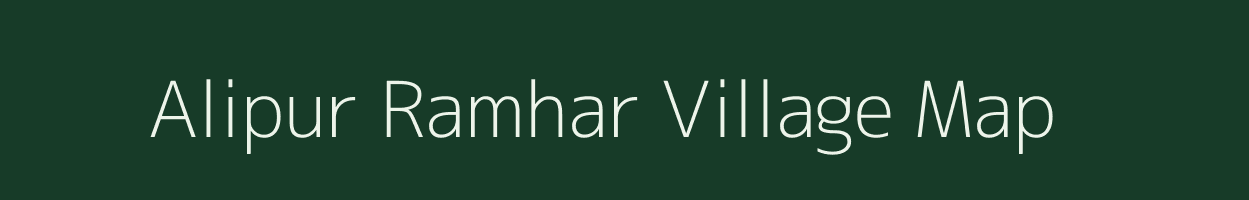 Alipur Ramhar village map in Uttar Pradesh
