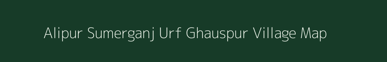 Alipur Sumerganj Urf Ghauspur village map in Bihar
