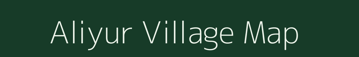 Aliyur village map in Tamil Nadu