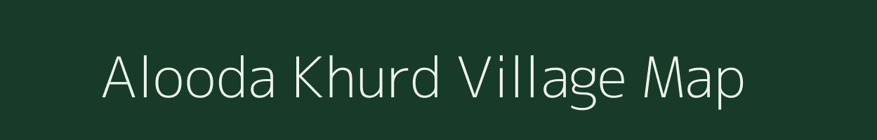 Alooda Khurd village map in Rajasthan