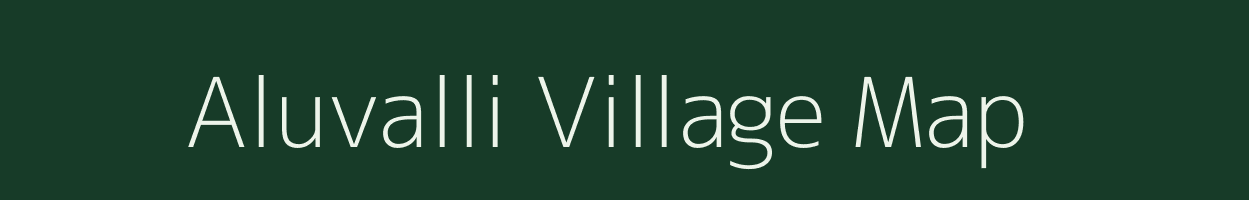 Aluvalli village map in Karnataka