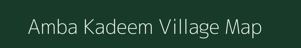 Amba Kadeem village map in Madhya Pradesh