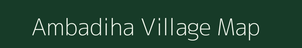 Ambadiha village map in Odisha
