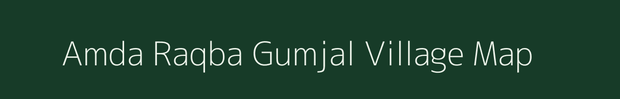 Amda Raqba Gumjal village map in Rajasthan