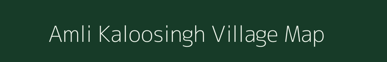 Amli Kaloosingh village map in Rajasthan