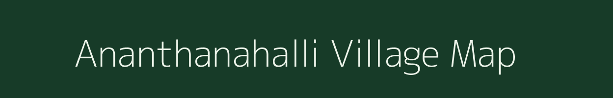 Ananthanahalli village map in Karnataka