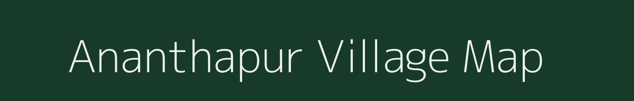 Ananthapur village map in Karnataka