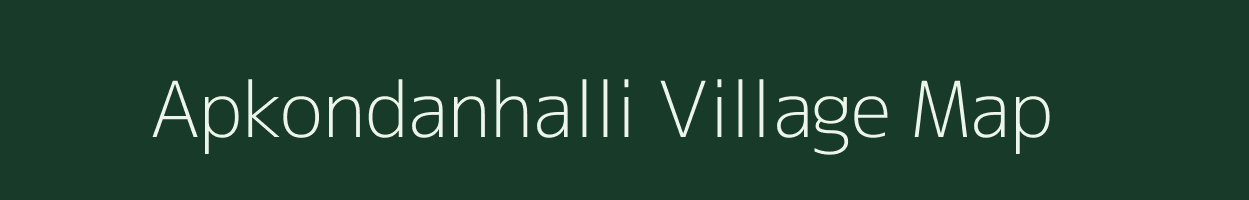 Apkondanhalli village map in Andhra Pradesh