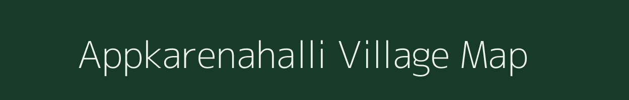 Appkarenahalli village map in Karnataka