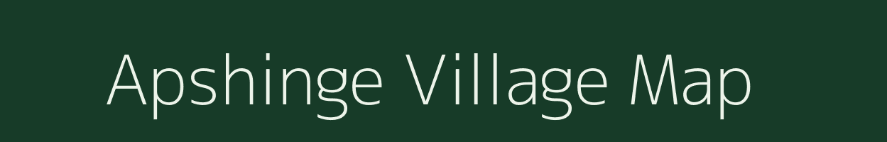 Apshinge village map in Maharashtra