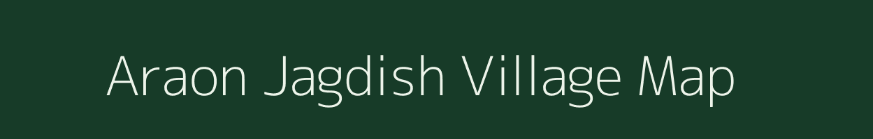 Araon Jagdish village map in Uttar Pradesh