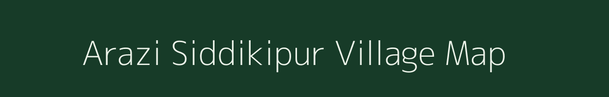 Arazi Siddikipur village map in Uttar Pradesh