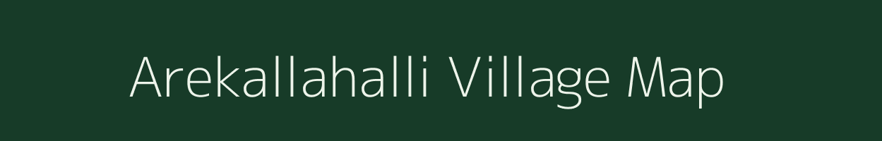 Arekallahalli village map in Karnataka