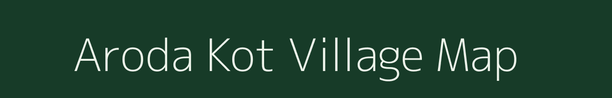 Aroda Kot village map in Madhya Pradesh