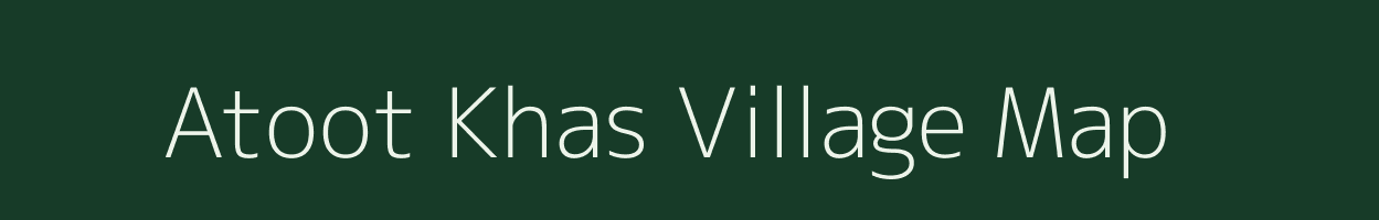 Atoot Khas village map in Madhya Pradesh