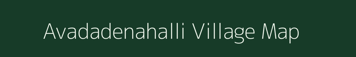 Avadadenahalli village map in Karnataka