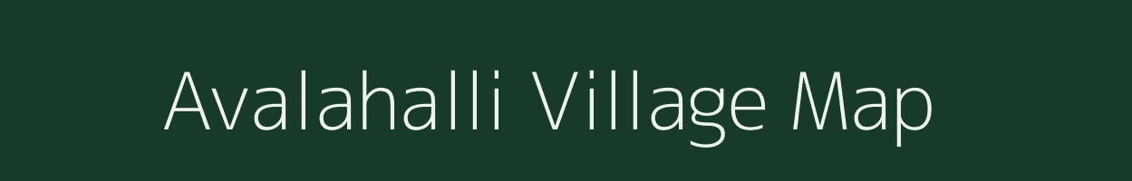 Avalahalli village map in Karnataka