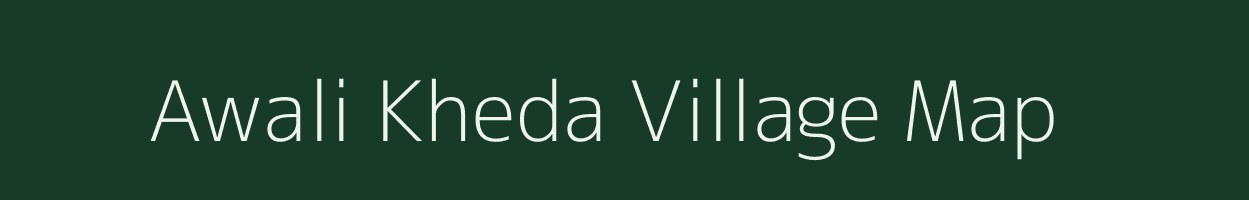 Awali Kheda village map in Madhya Pradesh