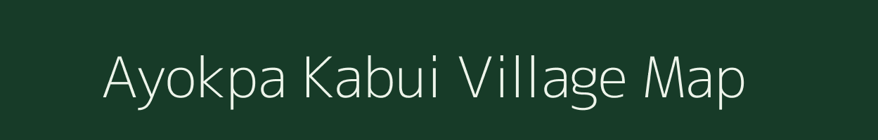 Ayokpa Kabui village map in Manipur