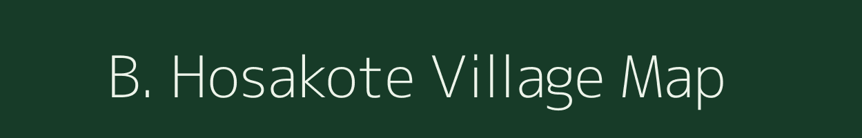 B. Hosakote village map in Karnataka