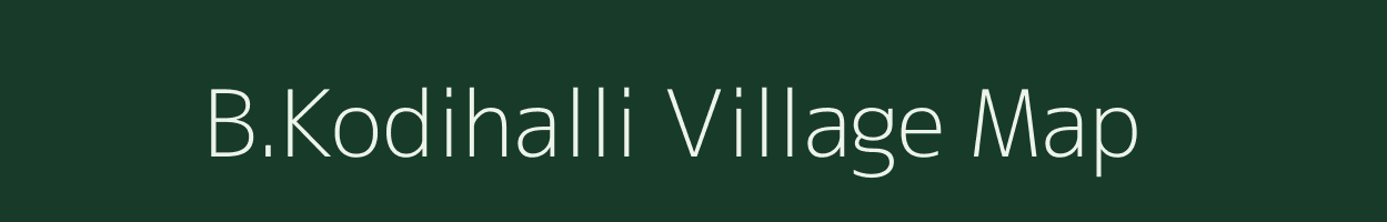 B.Kodihalli village map in Karnataka