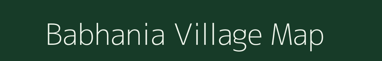 Babhania village map in West Bengal