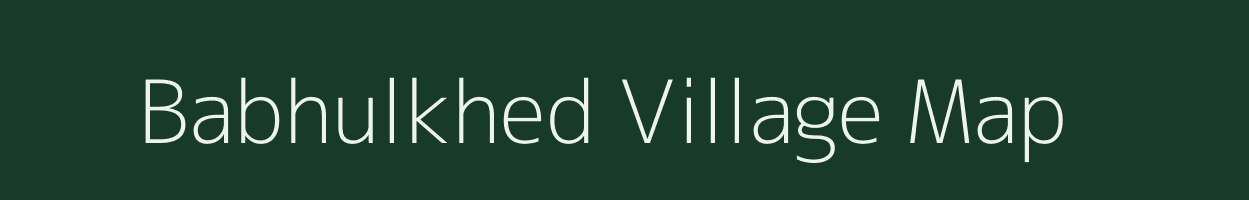 Babhulkhed village map in Maharashtra