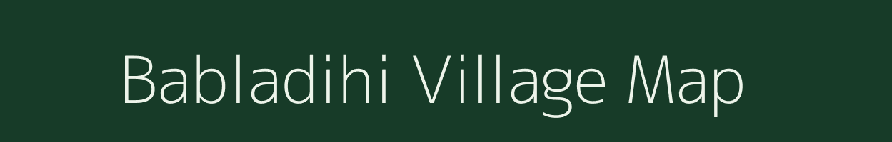 Babladihi village map in West Bengal
