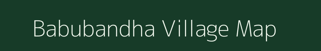 Babubandha village map in Odisha