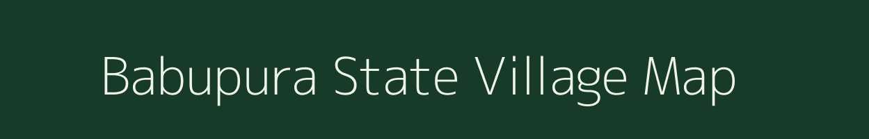 Babupura State village map in Uttar Pradesh