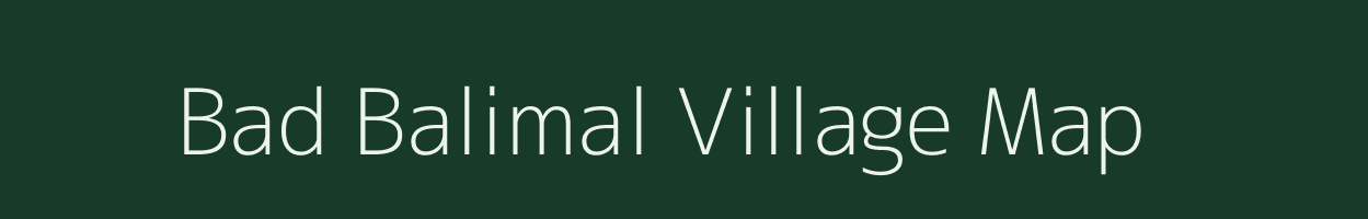 Bad Balimal village map in Odisha