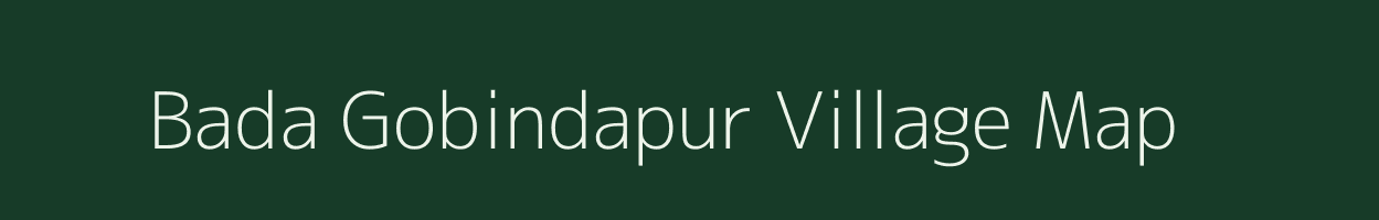 Bada Gobindapur village map in Odisha