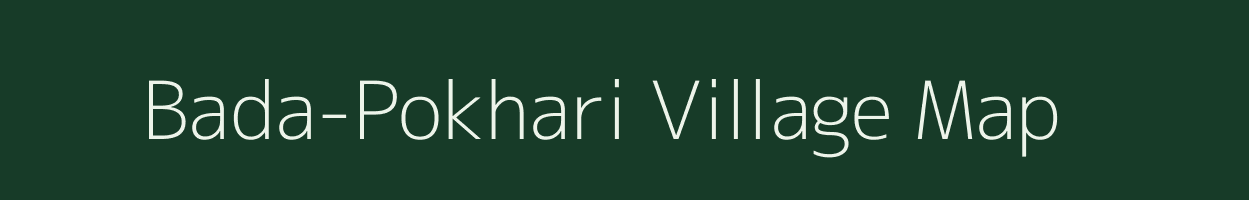 Bada-Pokhari village map in Odisha