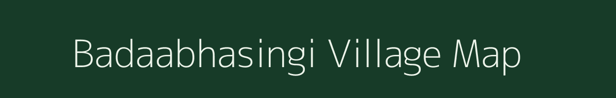 Badaabhasingi village map in Odisha