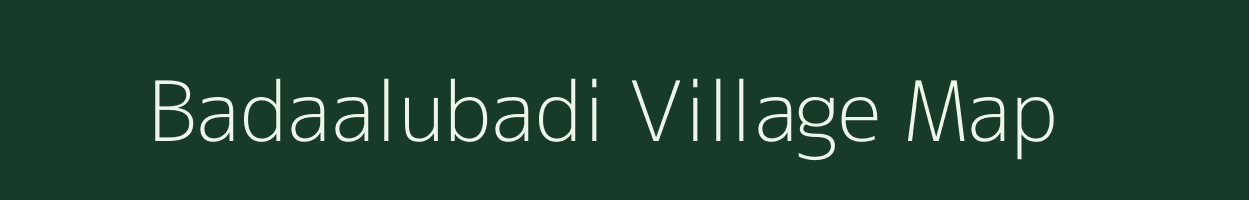 Badaalubadi village map in Odisha