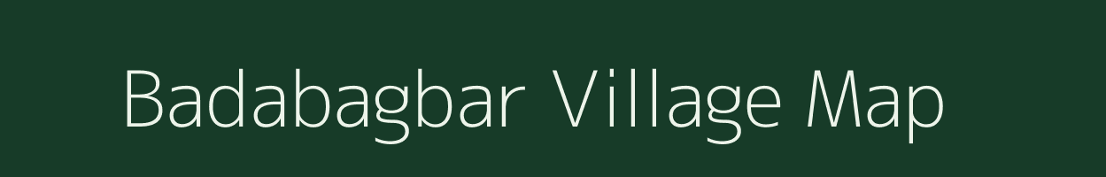 Badabagbar village map in Odisha