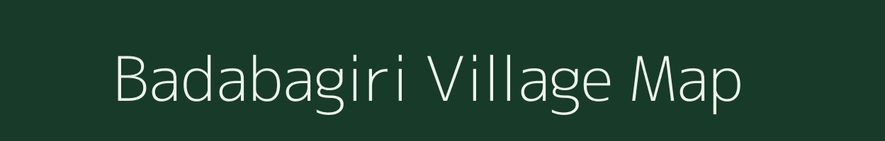 Badabagiri village map in Odisha