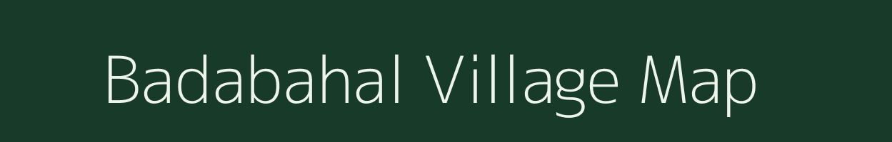 Badabahal village map in Odisha