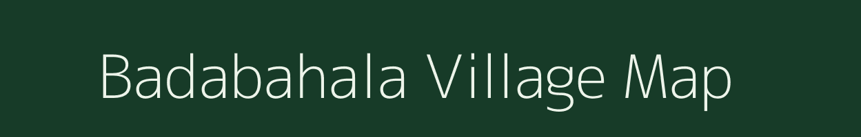 Badabahala village map in Odisha