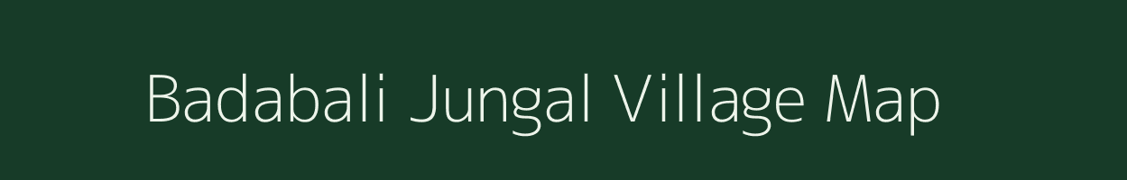 Badabali Jungal village map in Odisha