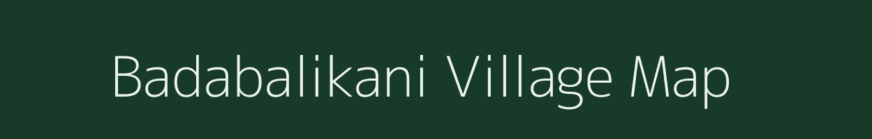 Badabalikani village map in Odisha